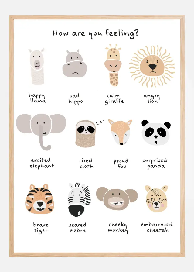 Childrens calming meditation emotions Póster
