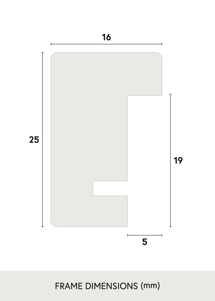 Moldura Nielsen Premium Quadrum SnöBranco 60x80 cm