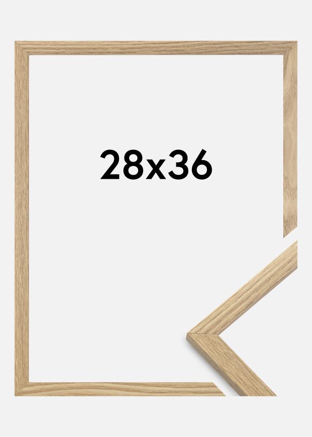 Moldura Trendy Vidro Acrílico Carvalho 28x36 cm