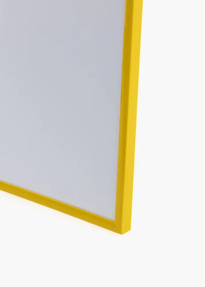 Moldura New Lifestyle Amarelo 50x70 cm - Passe-partout Preto 42x59,4 cm (A2)