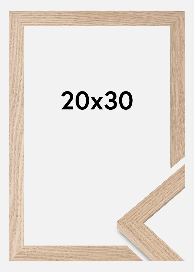 Moldura BGA Classic Vidro acrílico Carvalho 20x30 cm