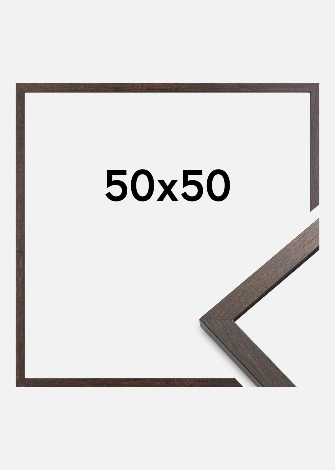 Product Image for Moldura Trendy Vidro acrílico Nogueira 50x50 cm
