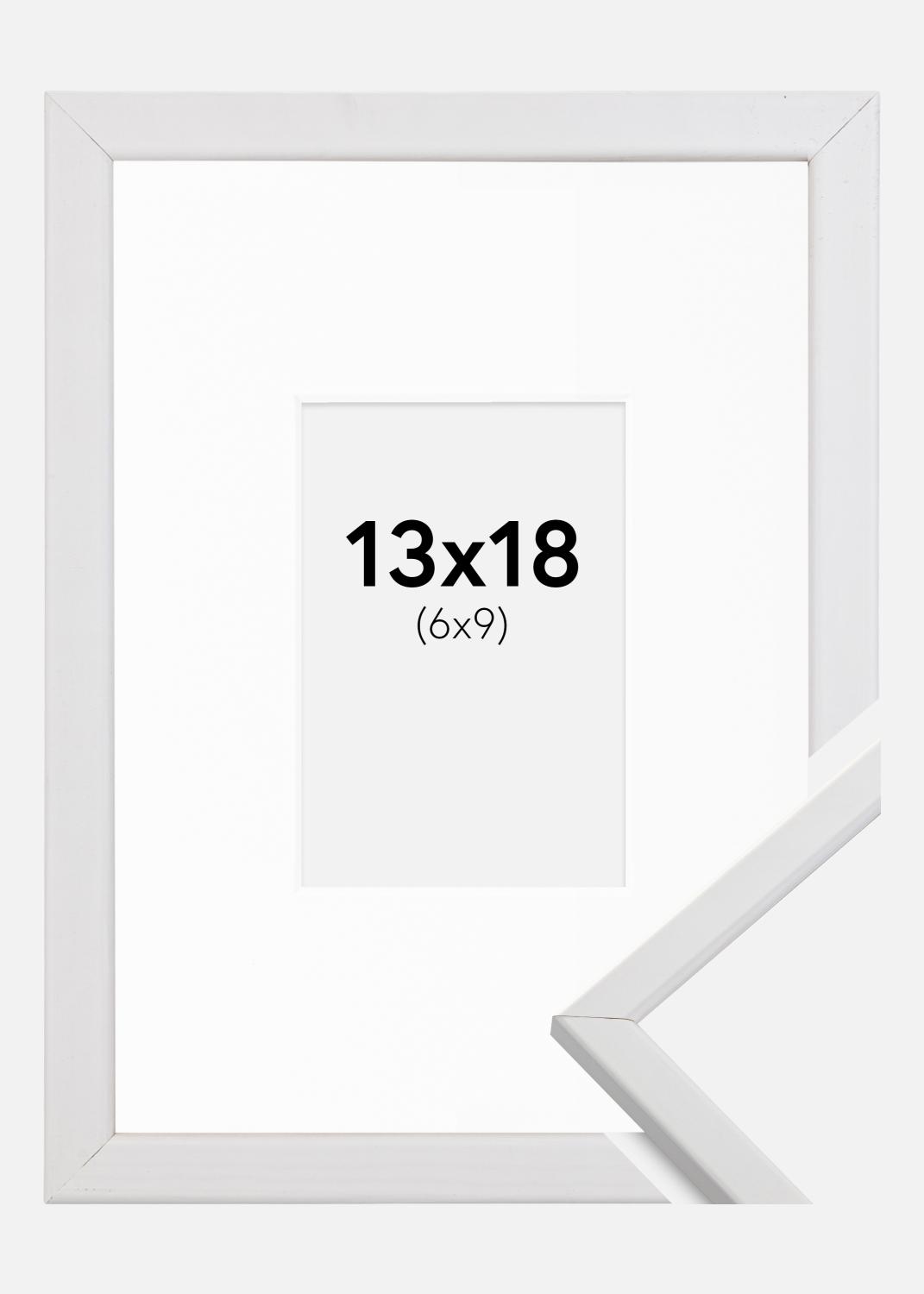 Product Image for Moldura Galant Branco 13x18 cm - Passe-partout Branco 7x10 cm