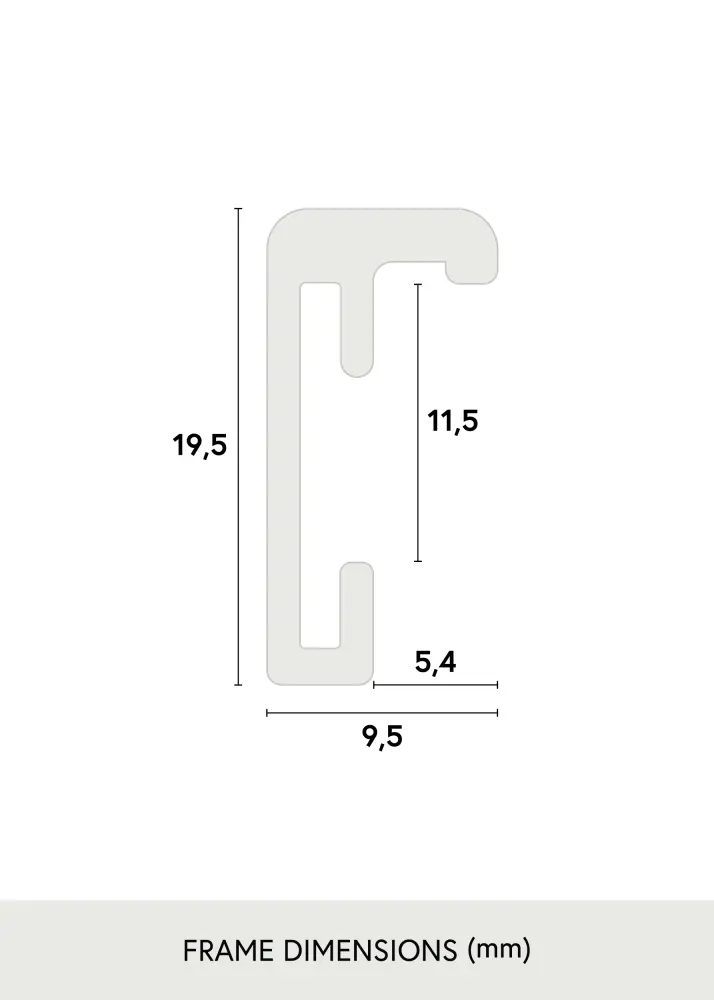 Moldura Nielsen Premium Classic Prateado 21x29,7 cm (A4)
