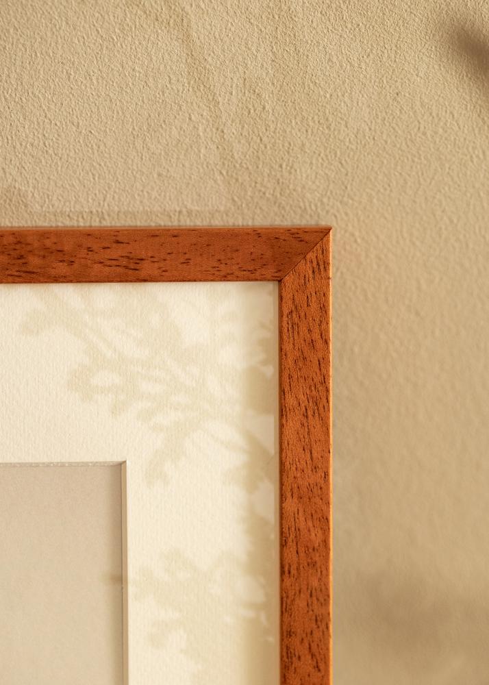 Moldura Ares Vidro acrílico Cereja 30x45 cm