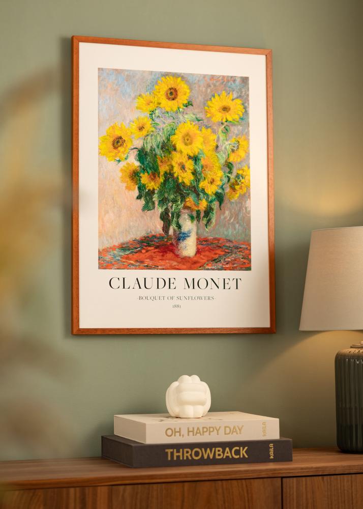 Moldura Ares Vidro acrílico Cereja 30x45 cm