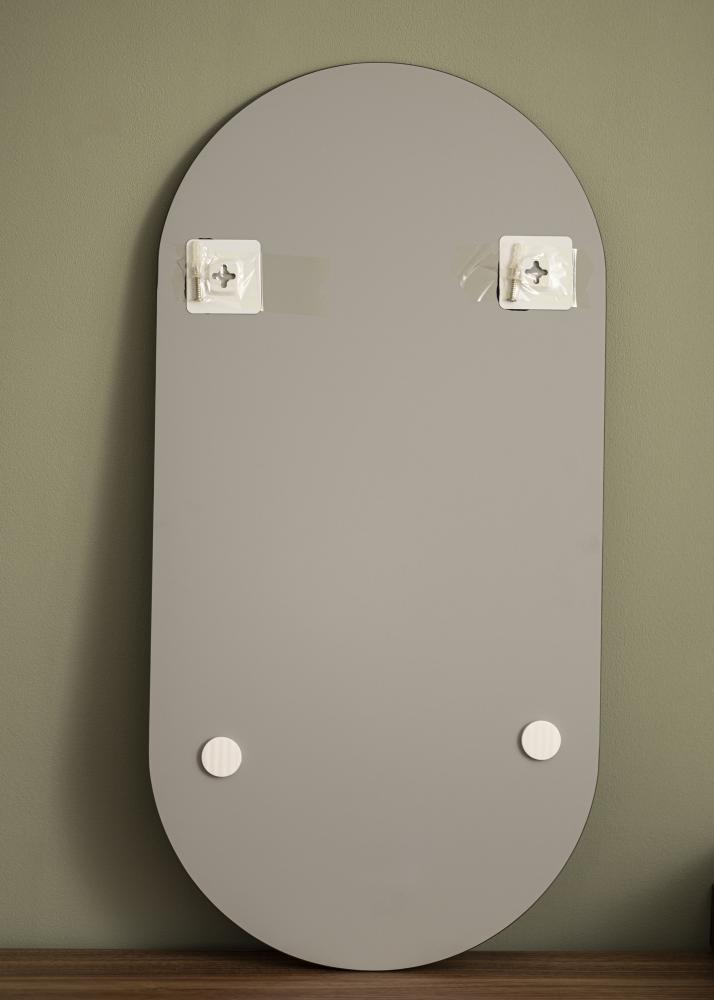 KAILA Espelho Oval Dfolha Bronze 35x70 cm