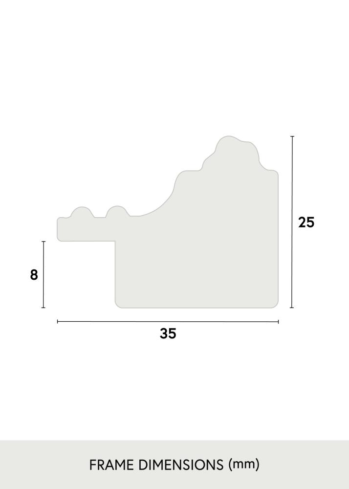 Moldura Boda Cobre - Tamanho personalizável