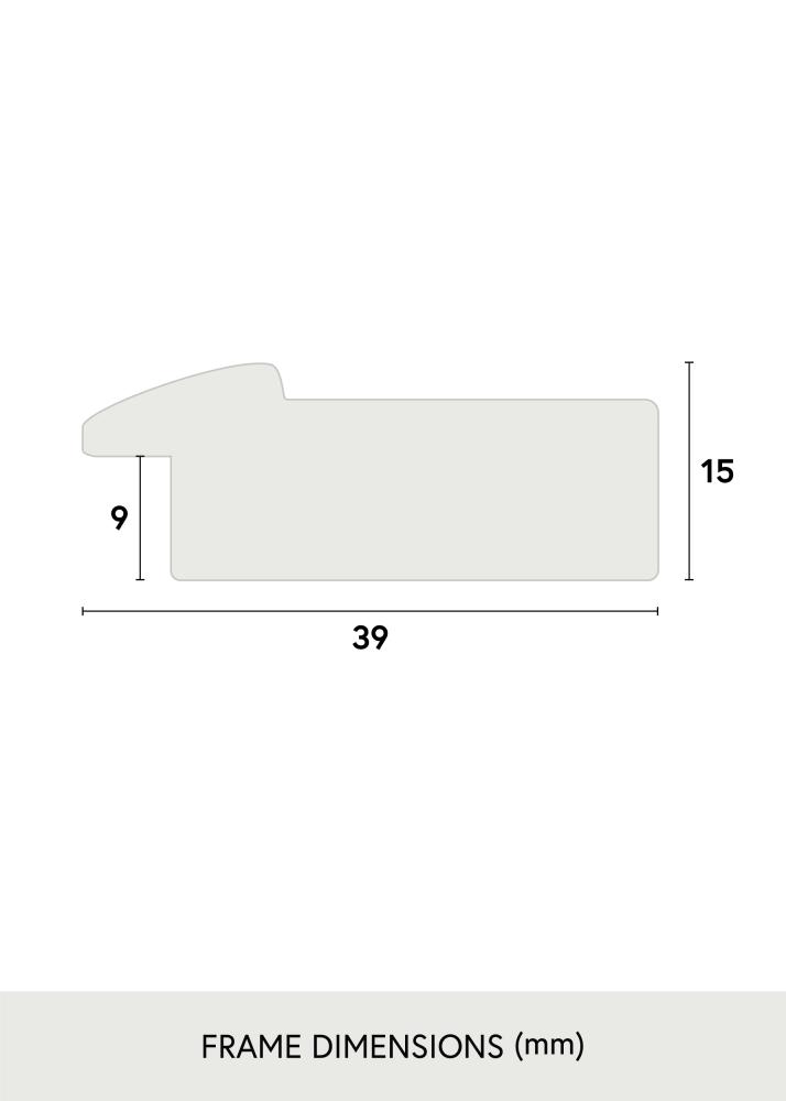 Espelho Färila Cor de laranja - Tamanho personalizável
