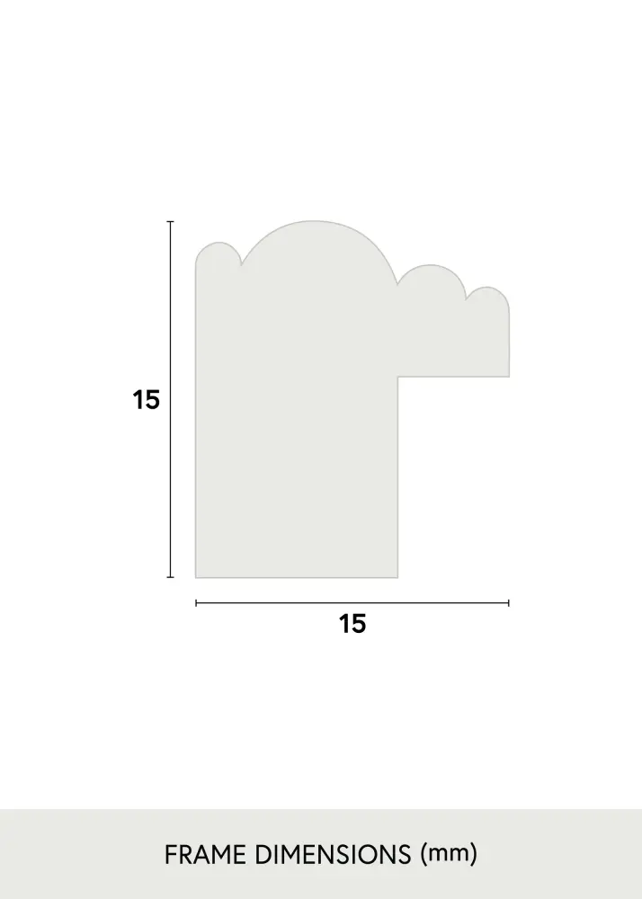 Moldura Classic Prateado 21x29,7 cm (A4)