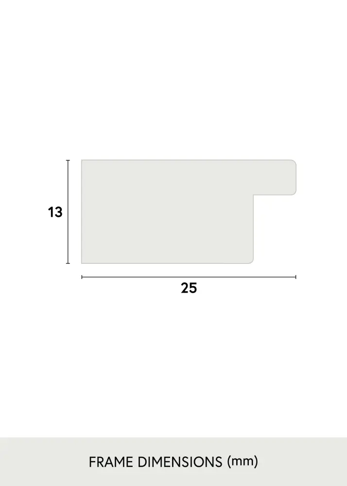 Moldura Stockholm Branco 50x70 cm