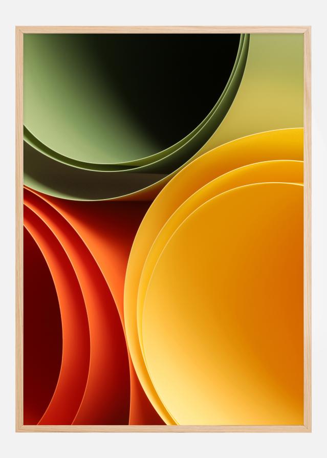 Round Shapes Póster