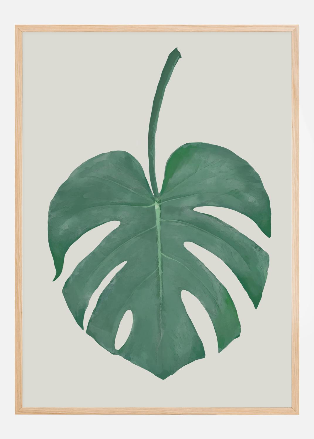Product Image for Monstera Aqua Póster (21x29.7 cm (A4))