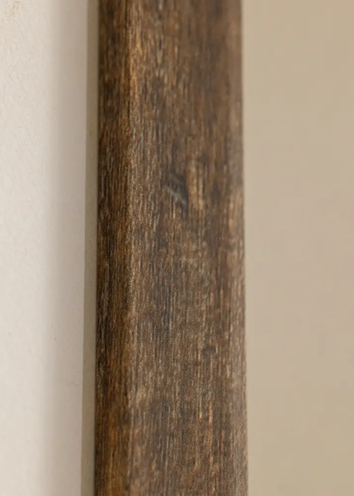 Moldura Fiorito Washed Oak 42x59,4 cm (A2) - Passe-partout Branco 25x38 cm