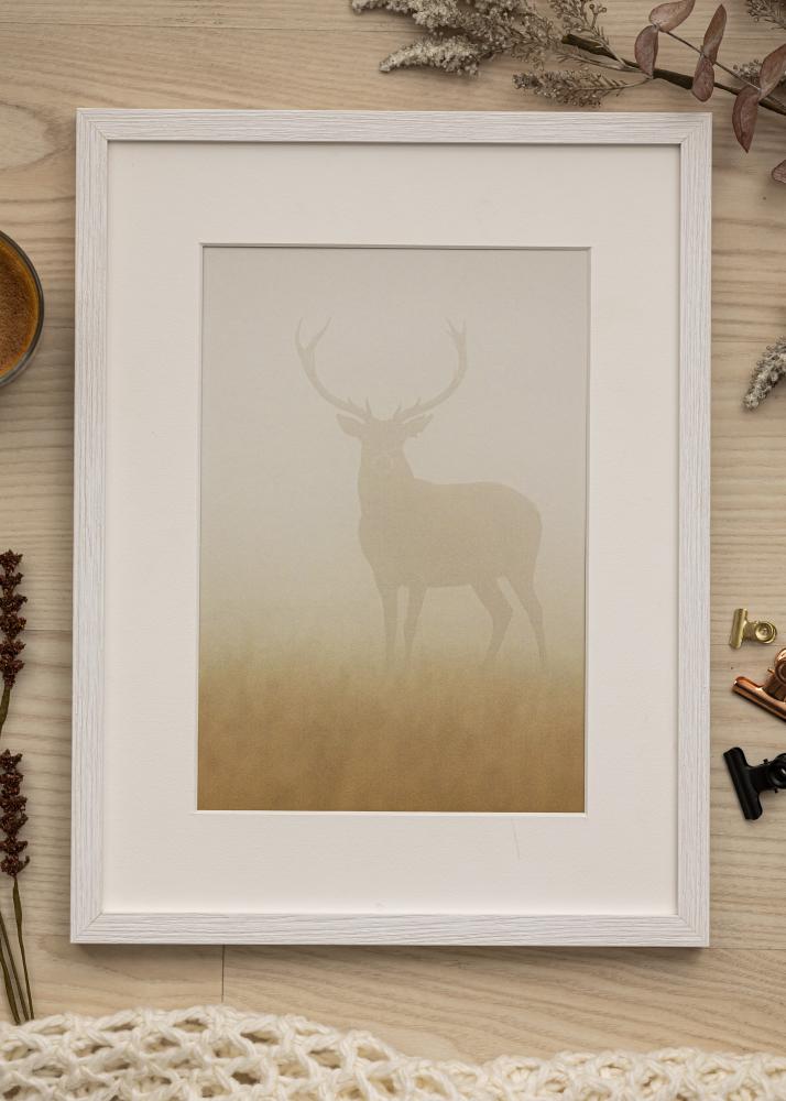 Moldura Nielsen Premium Quadrum SnöBranco 60x80 cm