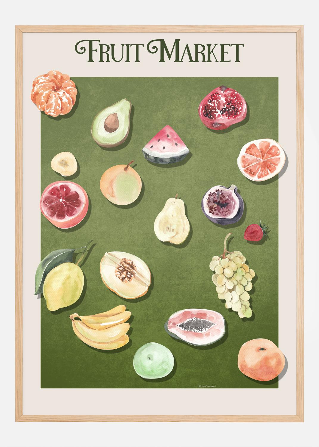 Product Image for Fruit Market Póster (21x29.7 cm (A4))