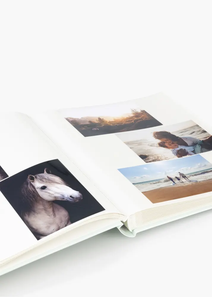 Pastel Álbuns de fotografias Autoadesivo Hortelã - 32x26 cm (50 Páginas)