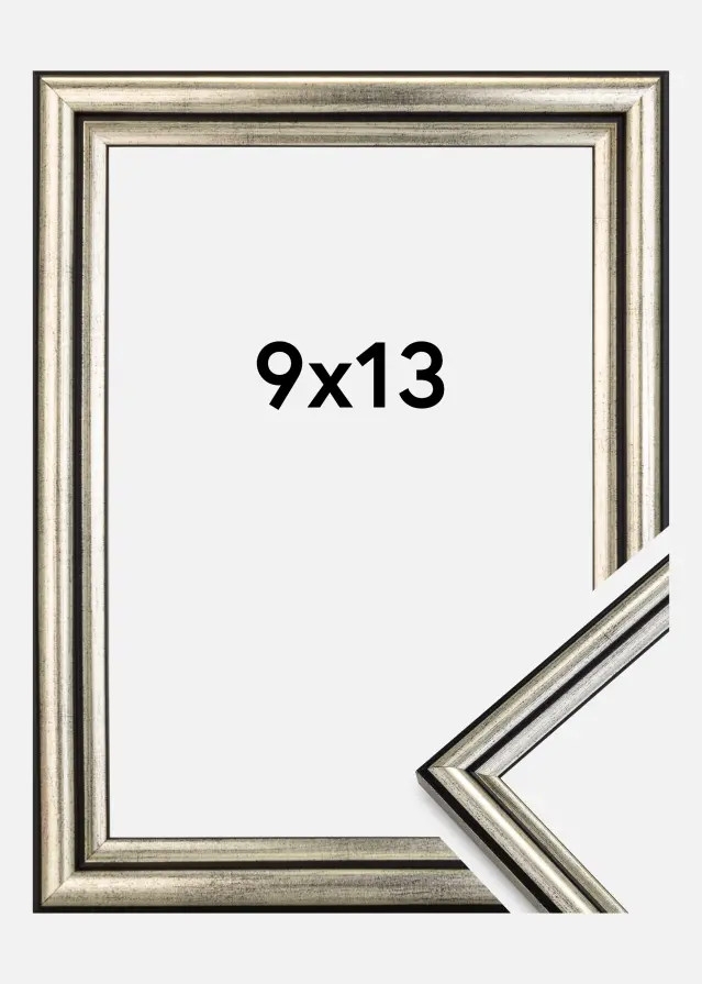 Moldura Horndal Prateado 9x13 cm