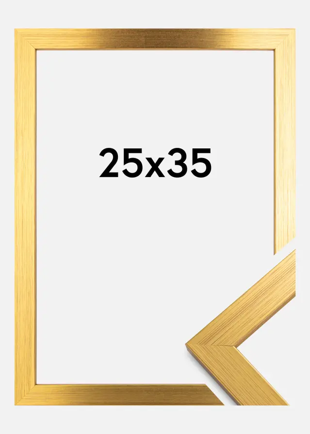 Moldura Gold Wood 25x35 cm