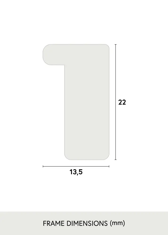 Moldura Soul Walnut Veneer 30x40 cm - Passe-partout Branco 21x29,7 cm (A4)