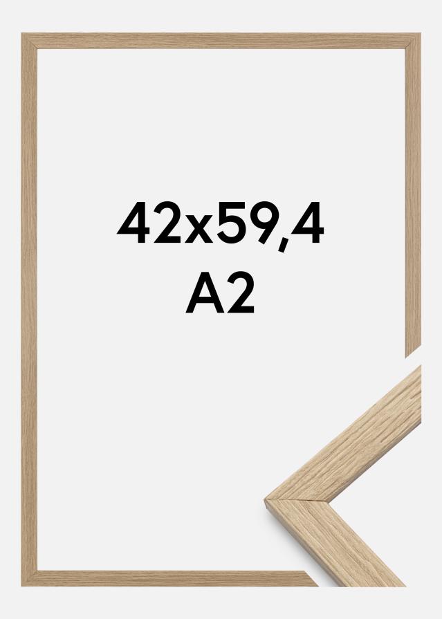 Moldura Stilren Vidro acrílico Carvalho 42x59,4 cm (A2)