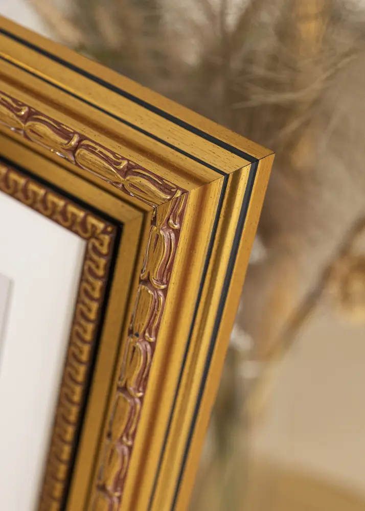 Moldura Birka Premium Dourado 21x29,7 cm (A4)
