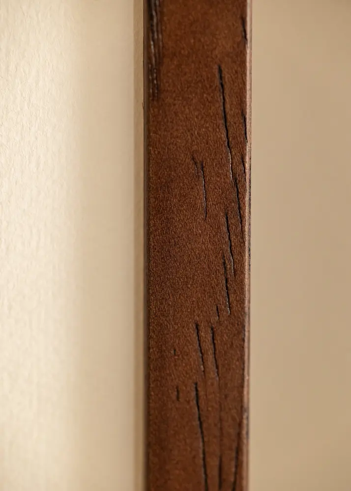 Moldura Ares Vidro acrílico Teca 20x25 cm
