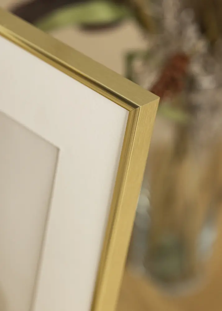 Moldura Visby Vidro acrílico Brilhante Dourado 61x91,5 cm
