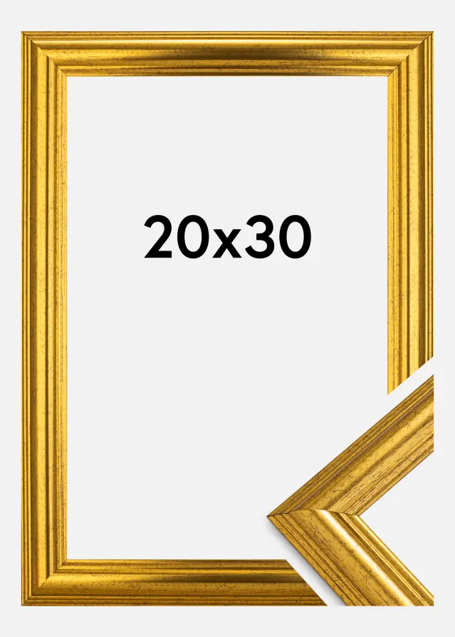 Moldura Västkusten Dourado 20x30 cm