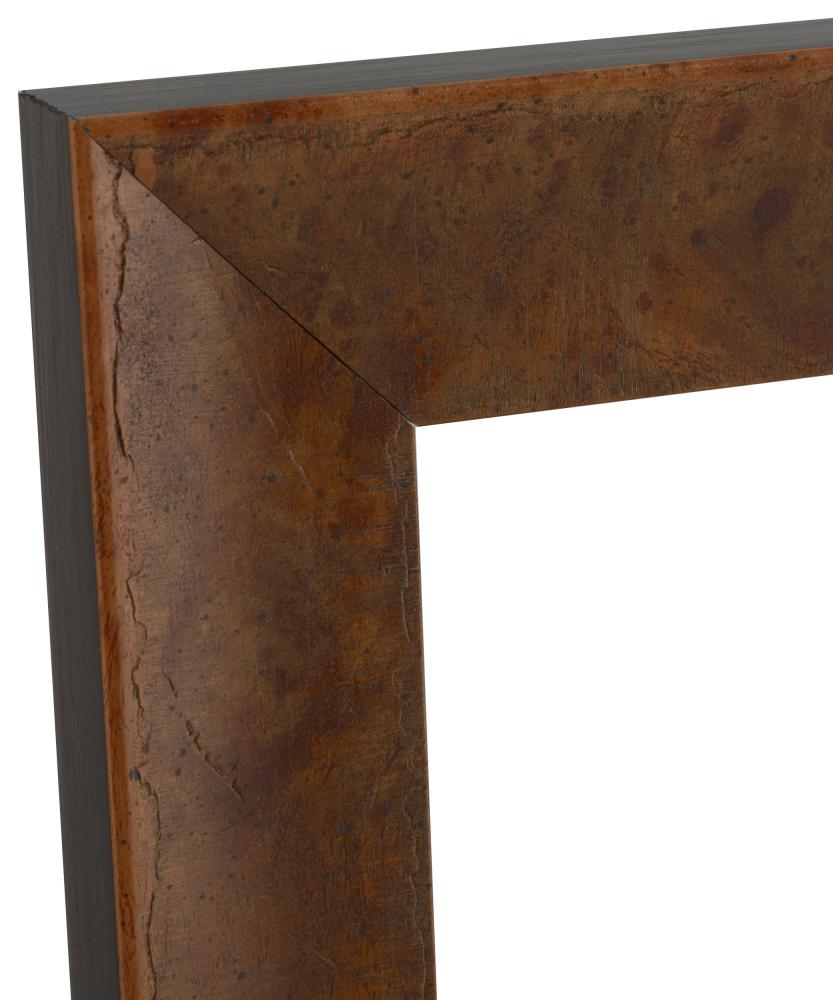 Moldura Ribe Ljusbrun Folha de madeira de urze - Tamanho personalizável