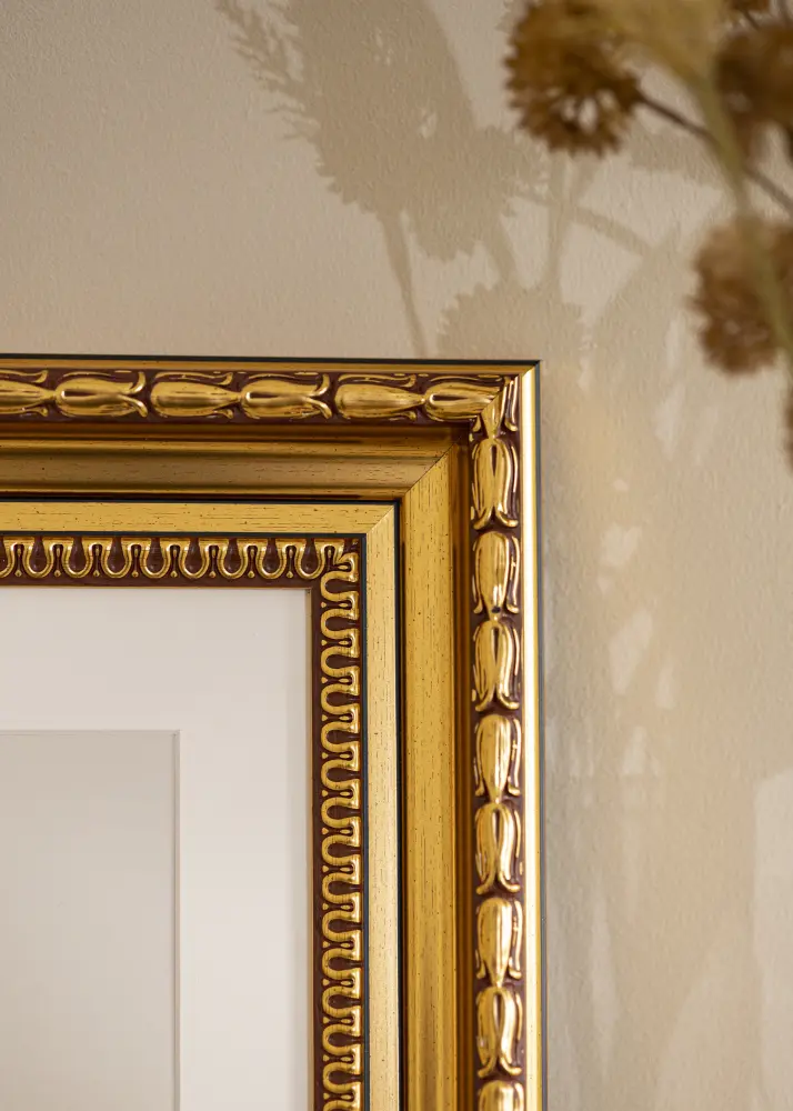 Moldura Birka Premium Dourado 21x29,7 cm (A4)