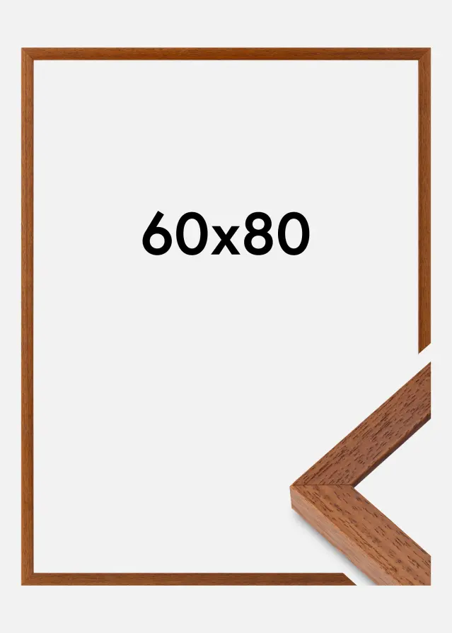 Moldura Hermes Vidro acrílico Faia 60x80 cm