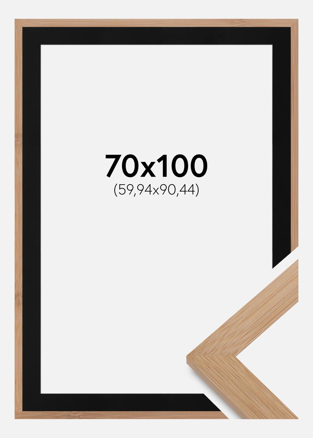 Product Image for Moldura Hoei Bambu 70x100 cm - Passe-partout Preto 24x36 inches
