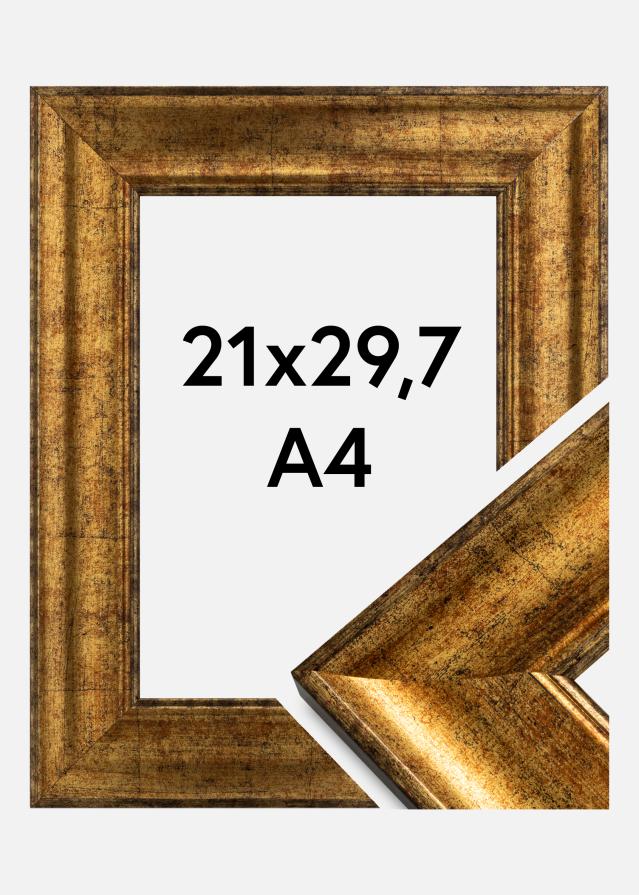 Moldura Saltsjöbaden Dourado 21x29,7 cm (A4)