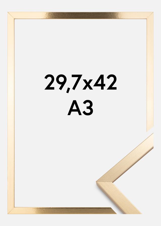 Moldura Trendy Dourado 29,7x42 cm (A3)