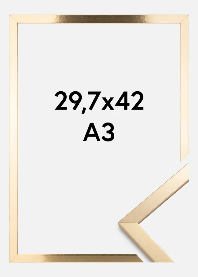 Moldura Trendy Dourado 29,7x42 cm (A3)