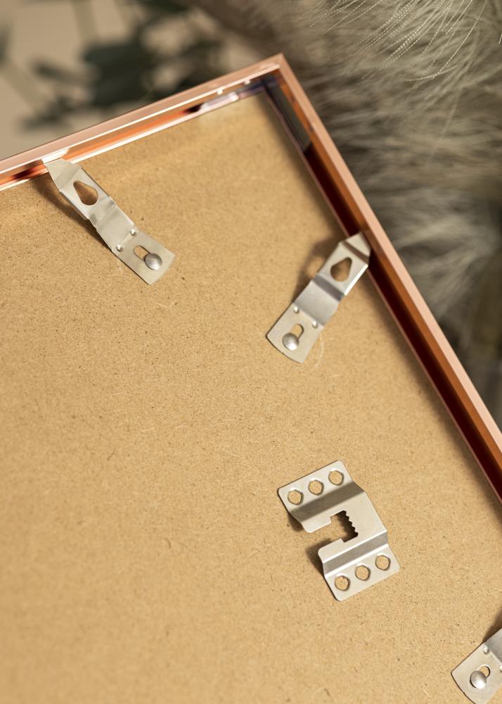 Moldura Póster Frame Aluminum Vidro acrílico Ouro rosado 70x100 cm