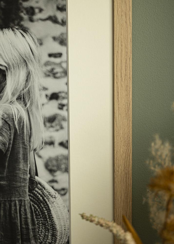 Passe-partout Offwhite (Bordo interior branco) - Por medida