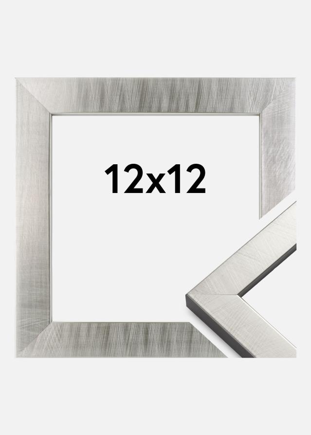 Moldura Uppsala Prateado 12x12 cm