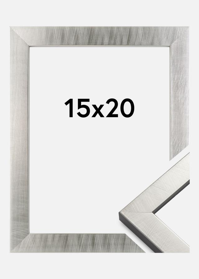 Moldura Uppsala Prateado 15x20 cm