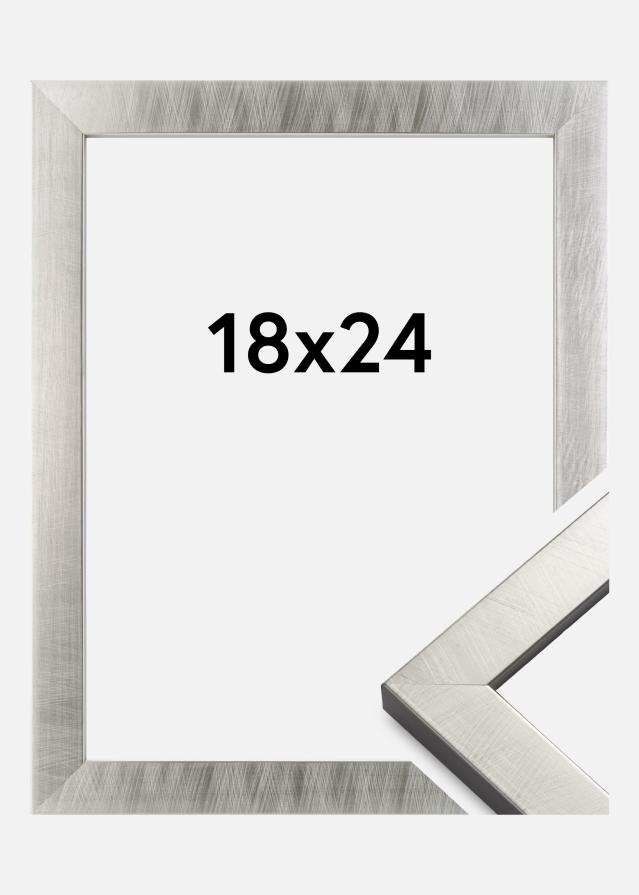 Moldura Uppsala Prateado 18x24 cm