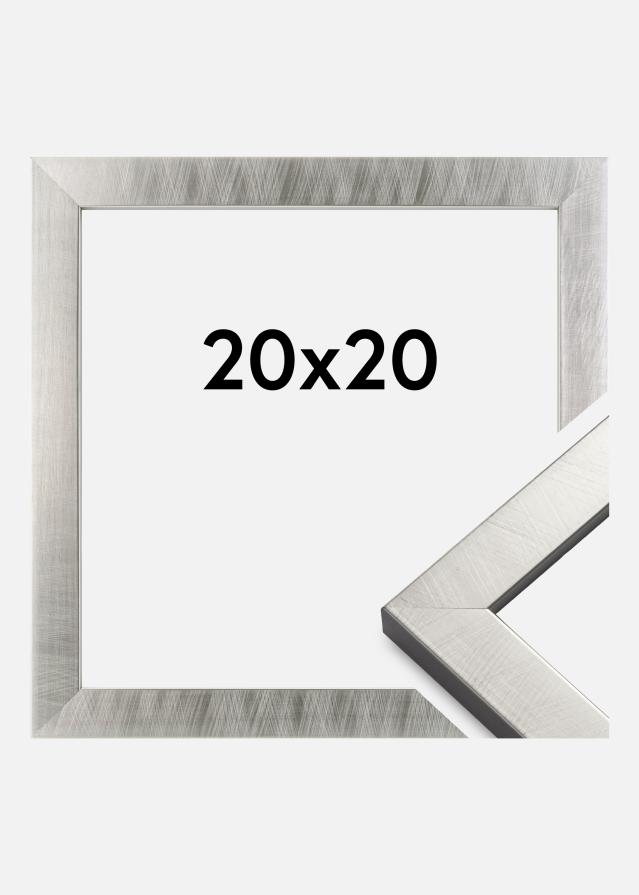 Moldura Uppsala Prateado 20x20 cm