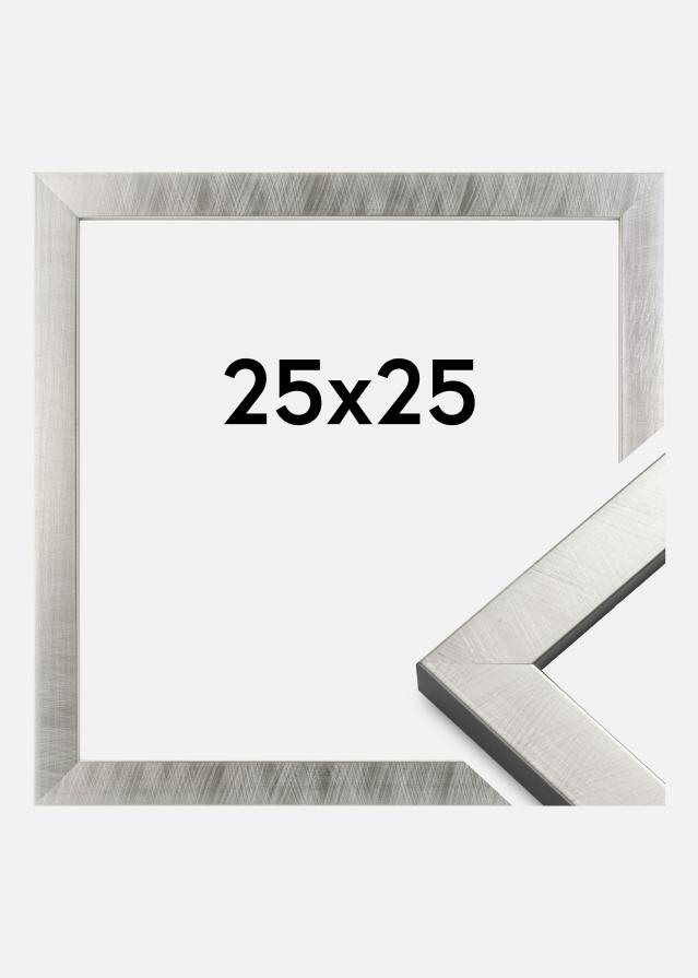 Moldura Uppsala Prateado 25x25 cm