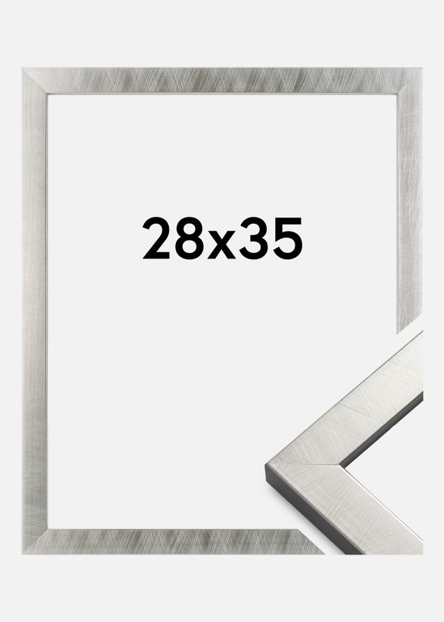 Moldura Uppsala Prateado 28x35 cm