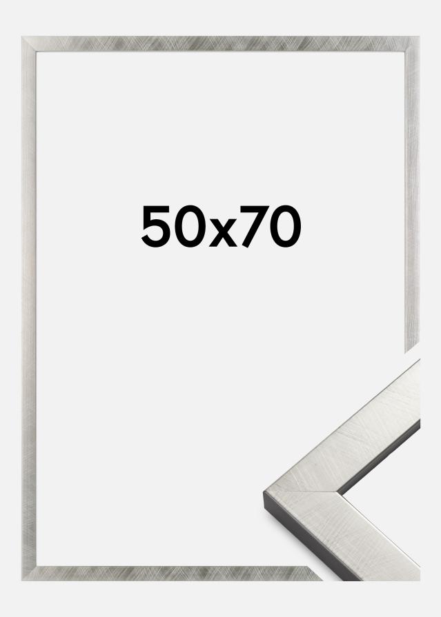 Moldura Uppsala Prateado 50x70 cm