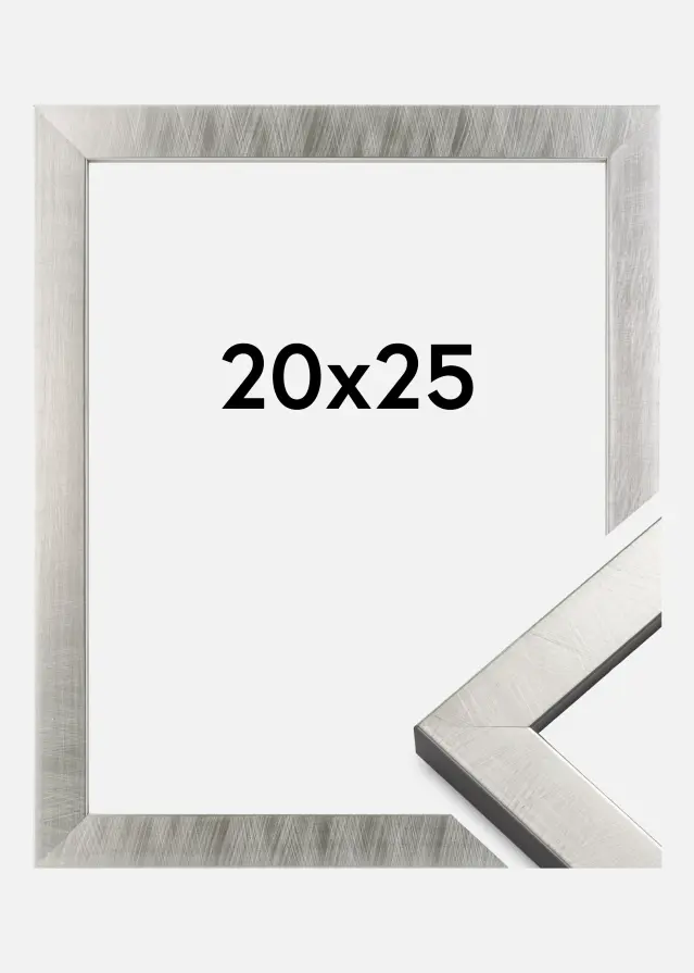 Moldura Uppsala Prateado 20x25 cm