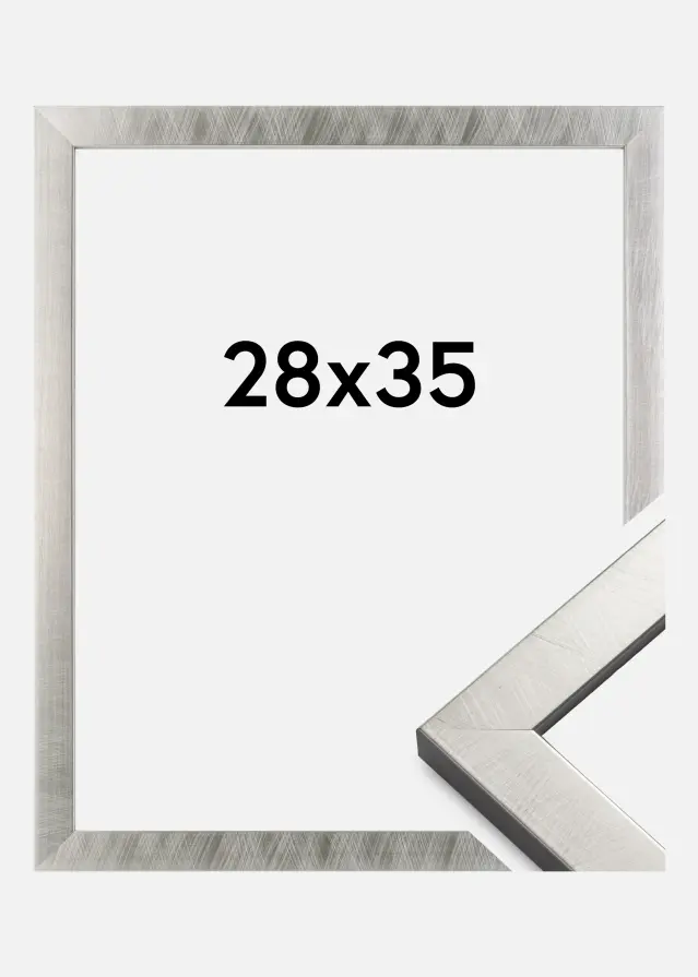 Moldura Uppsala Prateado 28x35 cm