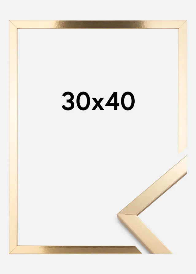 Moldura Trendy Dourado 30x40 cm