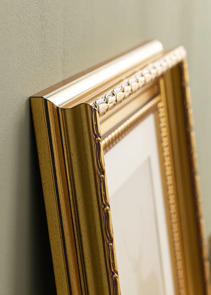 Moldura Birka Premium Dourado 21x29,7 cm (A4)