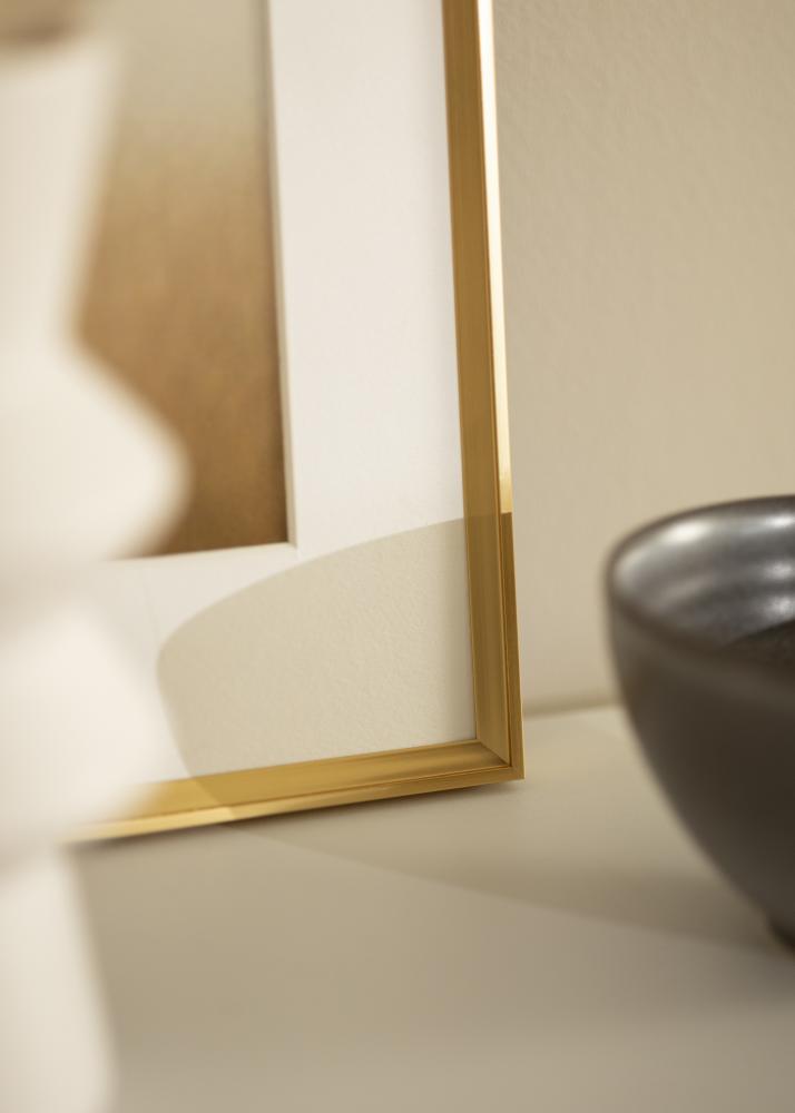 Moldura Desire Vidro acrílico Dourado 40x60 cm